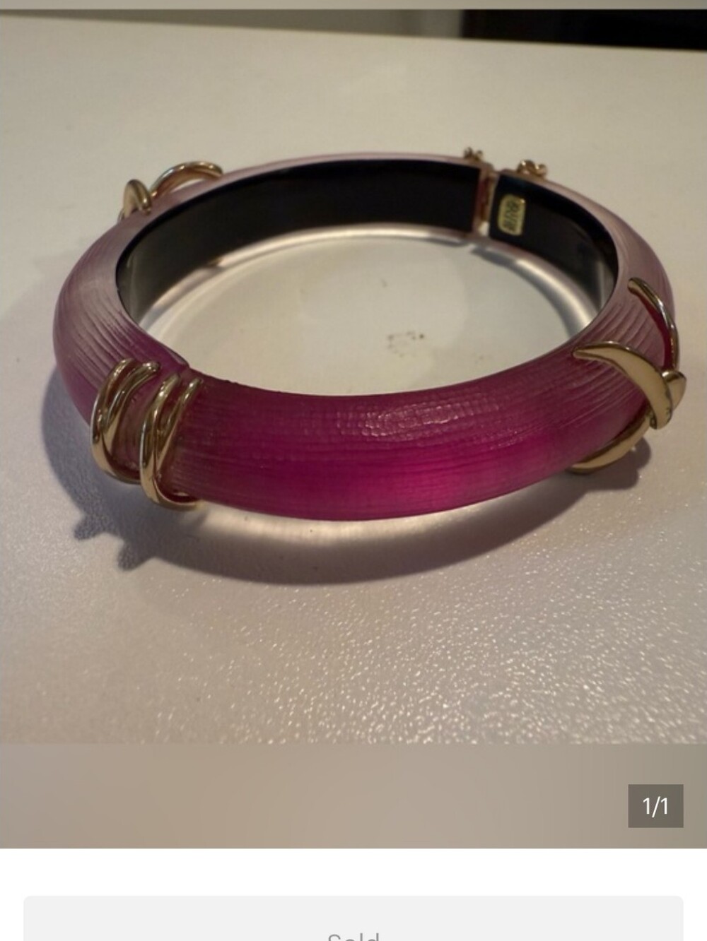 IN SEARCH OF MAGENTA ALEXIS BITTAR BANGLE